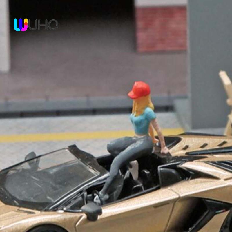 Mô Hình Cô Gái Bằng Nhựa Resin Trang Trí Tiểu Cảnh Diorama Thu Nhỏ