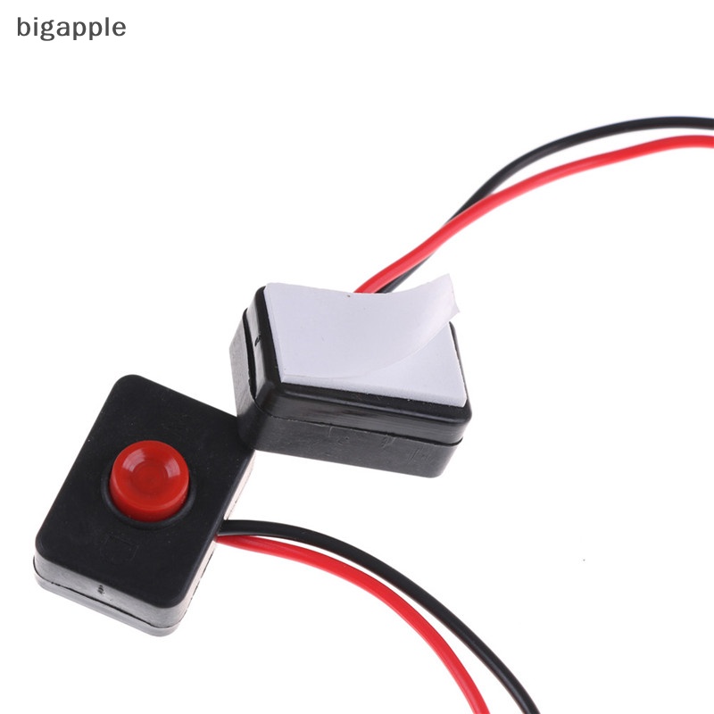 Set 2 Công Tắc Nhấn Có Dây DC 12V 2A Chuyên Dụng Cho Xe Hơi RDG
