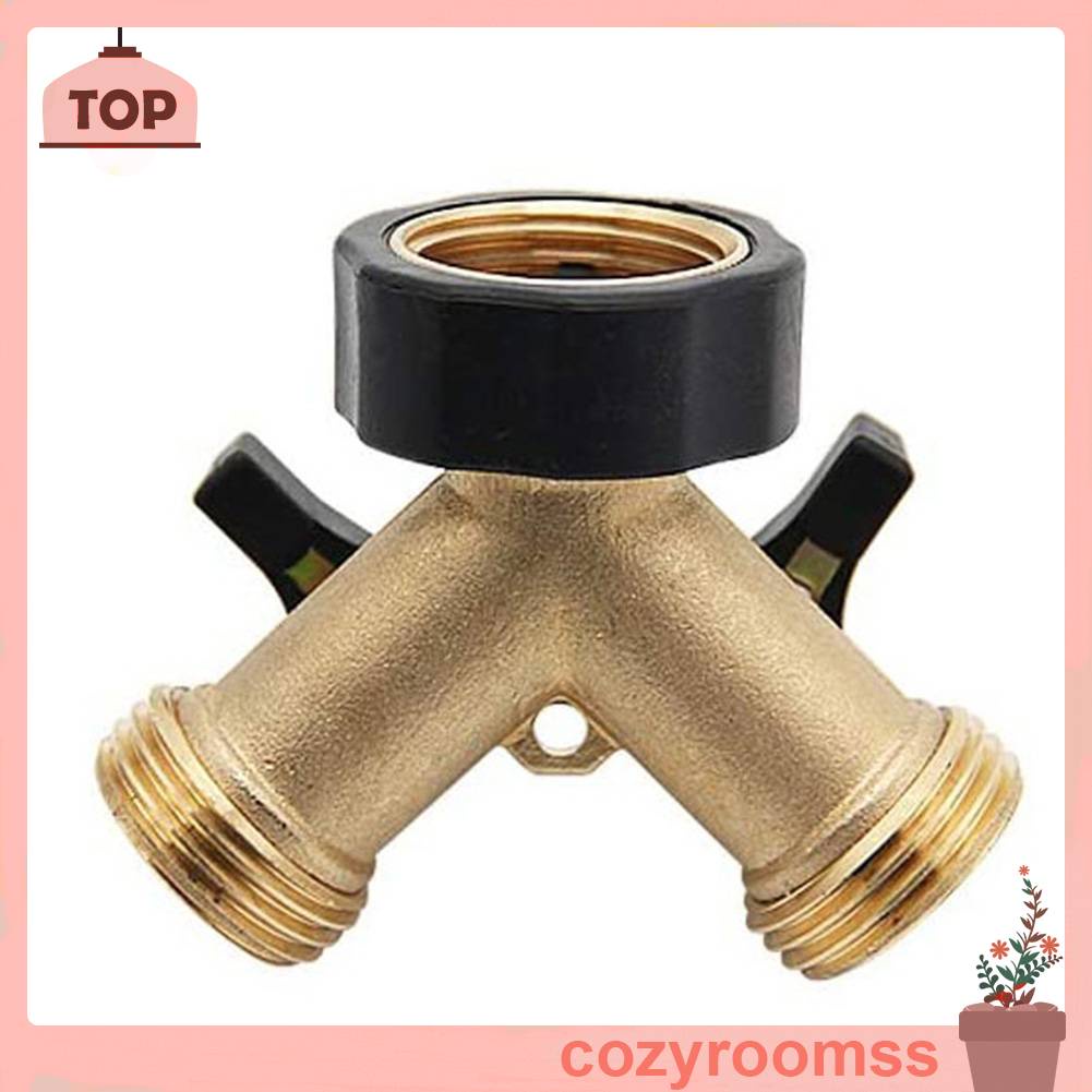 Vòi Nước Chữ Y 2 Chiều 3 / 4 Inch Kèm 2 Vòng Đệm Bằng Đồng Thau Chuyên Dụng Cho