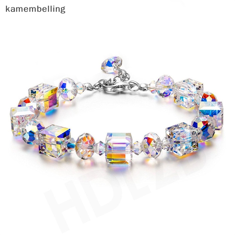 Vòng Tay Pha Lê Ánh Sáng Cực Quang Lấp Lánh Cho Nữ EN