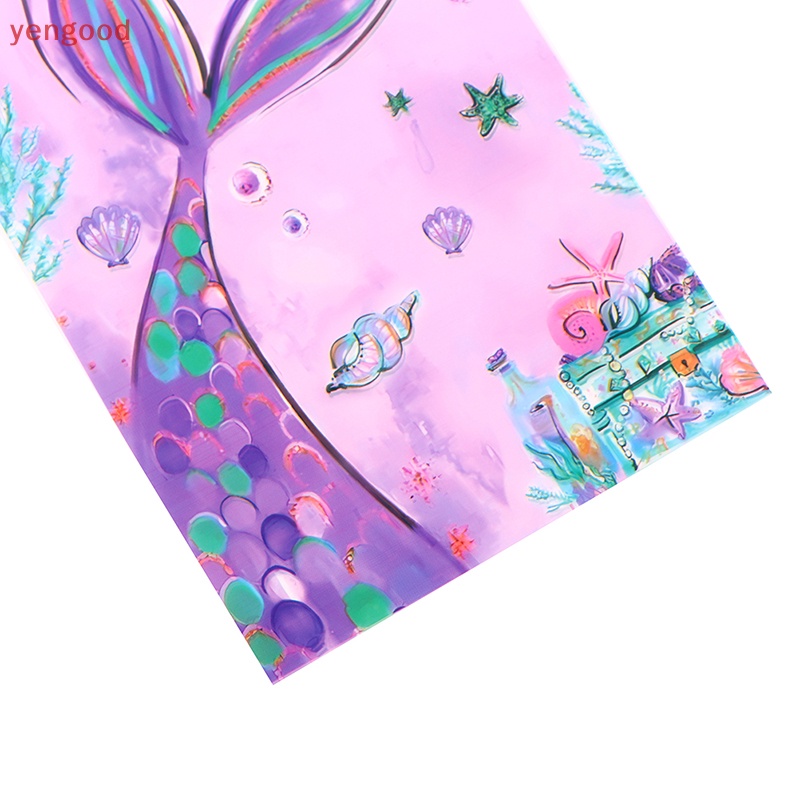 Set 50 Túi Đựng Bánh Kẹo Hình Nàng Tiên Cá