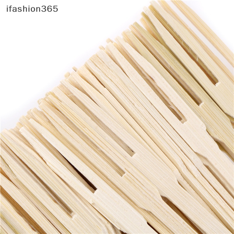 Set 80 Nĩa Tre Ăn Trái Cây / Tráng Miệng Dùng Một Lần ifashion365