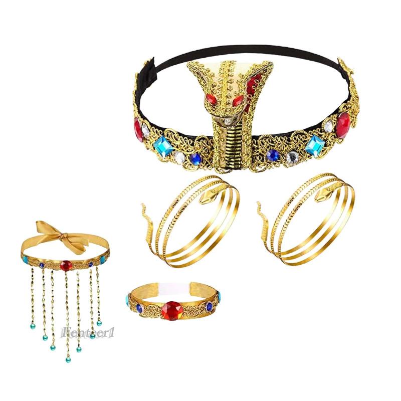 Set 5 Phụ Kiện Hóa Trang Lễ Hội Cổ Điển Fenteer1