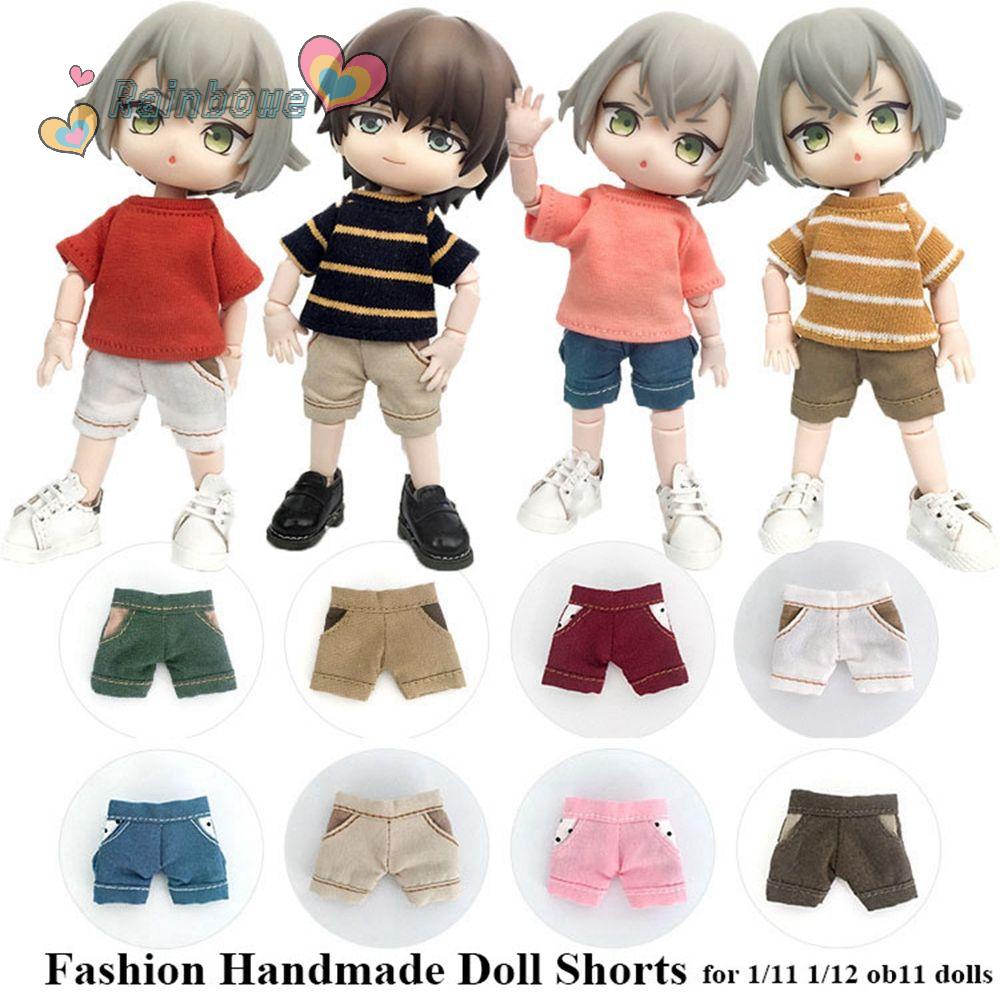 RAINBOW Quần Short Thời Trang Cho Búp Bê 10~20cm