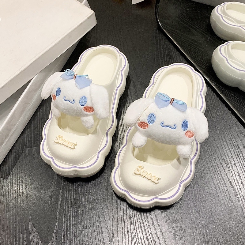 Dép Sandal Đi Trong Nhà / Đi Biển Mùa Hè In Họa Tiết Hoạt Hình Dễ Thương Cho Nữ