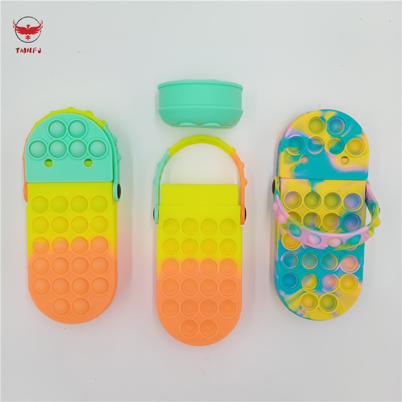 Hộp Đựng Bút Chì Pop Fidget Spinner Có Tay Cầm Mềm Giúp Giảm Căng Thẳng Cho Mọi Lứa Tuổi