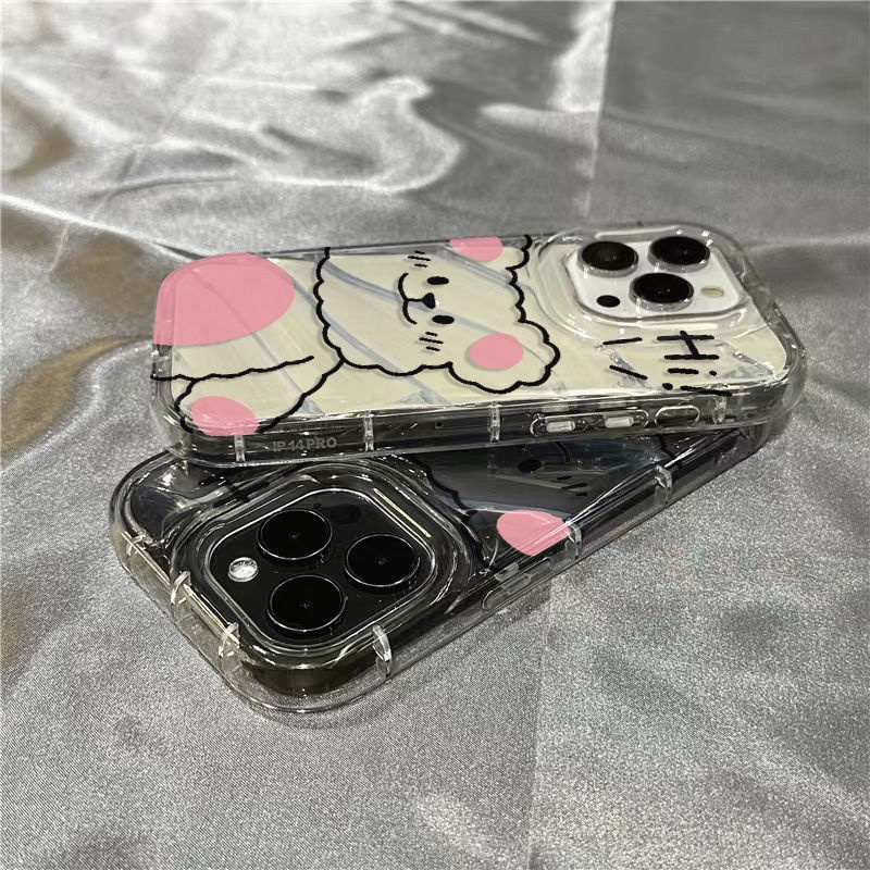 Ốp Điện Thoại Mềm Trong Suốt In Hình Gấu Nhỏ Dễ Thương Cho Iphone 7 Xr 8iPhone14promax1312 Line plussins / 11