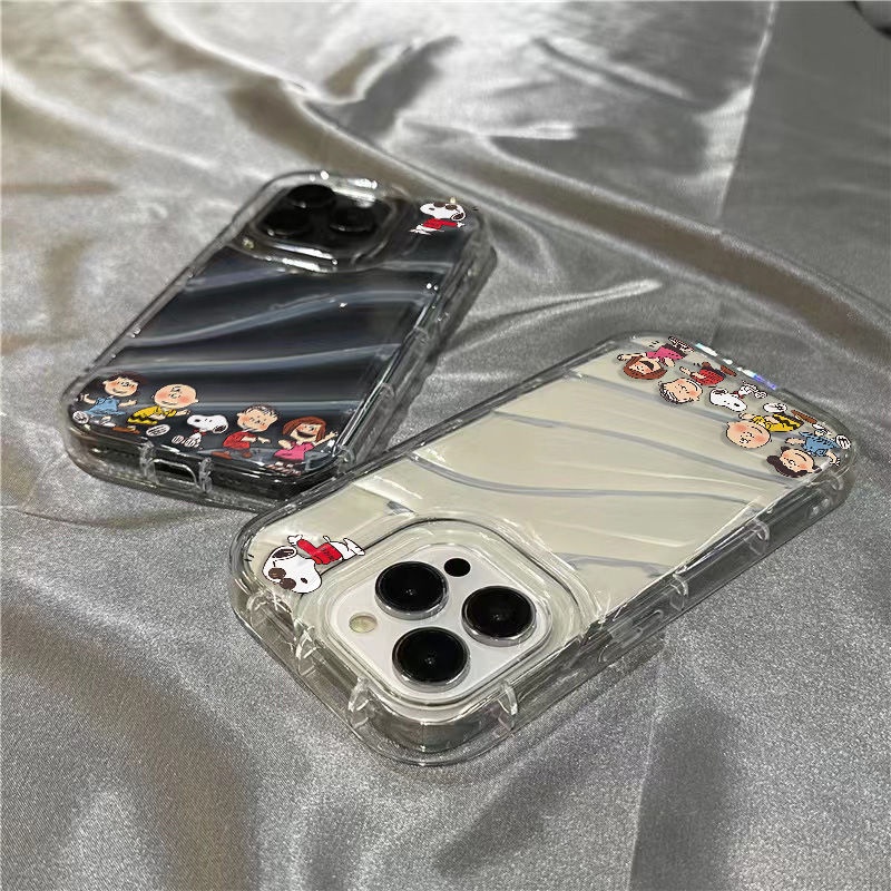 Ốp Điện Thoại Mềm Trong Suốt In Hình Snoopy Cho Iphone 14Promax 1312 / 11 7 / 8plus xr / sins O5X0