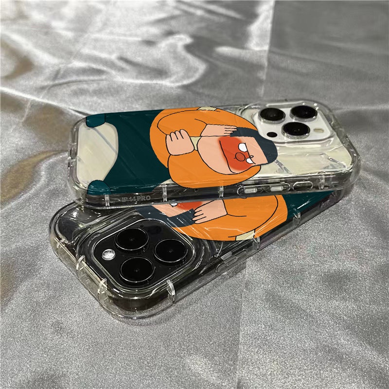 Ốp Điện Thoại Mềm Trong Suốt Hình Chú Hổ Mập Cho iPhone14promax 1312 / 11 7 / 8plus xr / sins 9PBC