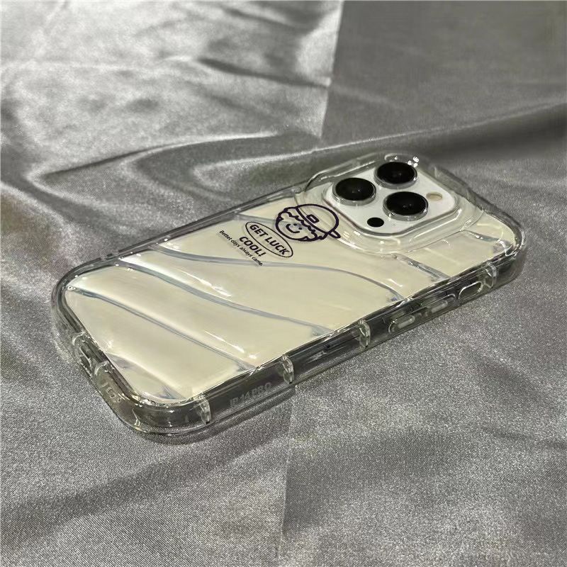 Ốp Điện Thoại Dẻo Trong Suốt Họa Tiết Đầu Nam Độc Đáo Cho iPhone14promax 1312 / 11 7 / 8plus xr /ins BY0D