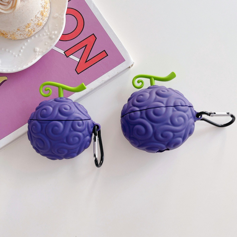 Vỏ Bảo Vệ Hộp Sạc Tai nghe không dây Mềm Họa Tiết ONE PIECE Devil Cho Apple Airpods Pro 3 1