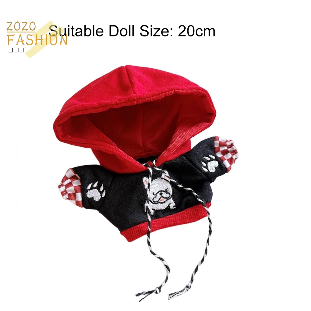 Búp Bê Đồ Chơi Nhồi Bông Mềm Có Mũ Trùm Đầu 20cm In Hình Idol Dễ Thương Thời Trang Cho Bé Gái