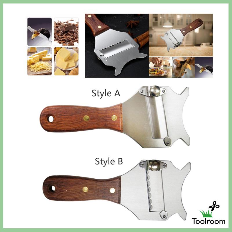 Dụng Cụ Cắt Phô Mai / Socola Thiết Kế Cán Gỗ Tùy Chỉnh Tiện Dụng Cho Nhà Bếp