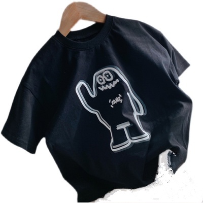 NRVP Mới Áo Thun 100% Cotton Tay Ngắn Dáng Rộng Unisex Cho Các Bé