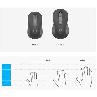 Logitech Mini M650 Mouse M650L Wireless Mouse Bluetooth  Smart Mouse for Business Silent Click Mouse