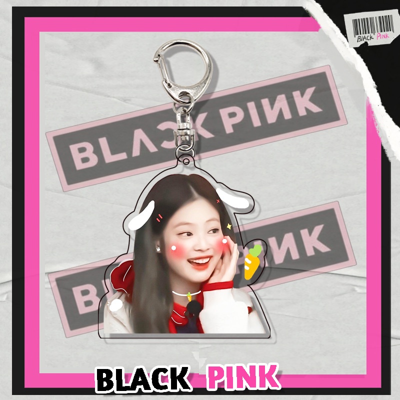 Móc Khóa Mẫu Jennie Lisa Rose Jisoo Blackpink - móc khóa dễ thương