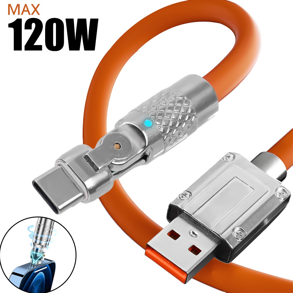 Dây Cáp Sạc 120W 6A Type-C Android Chất Lượng Cao