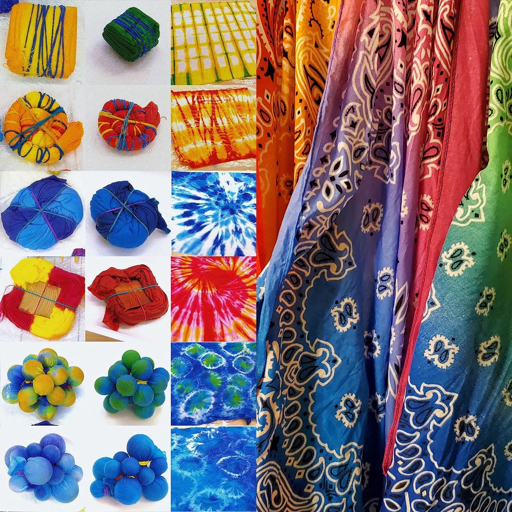 24 Màu Sắc Vải Nhuộm Màu Quần Áo DIY 2g Chất Liệu Cotton Nylon