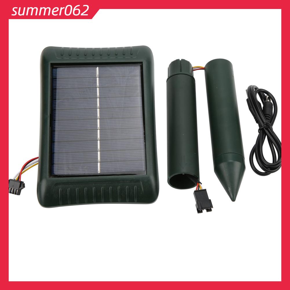 Summer062 Năng lượng mặt trời ngoài siêu âm chống thấm động vật Trang trại chuột rắn Đại lý điện tử bền