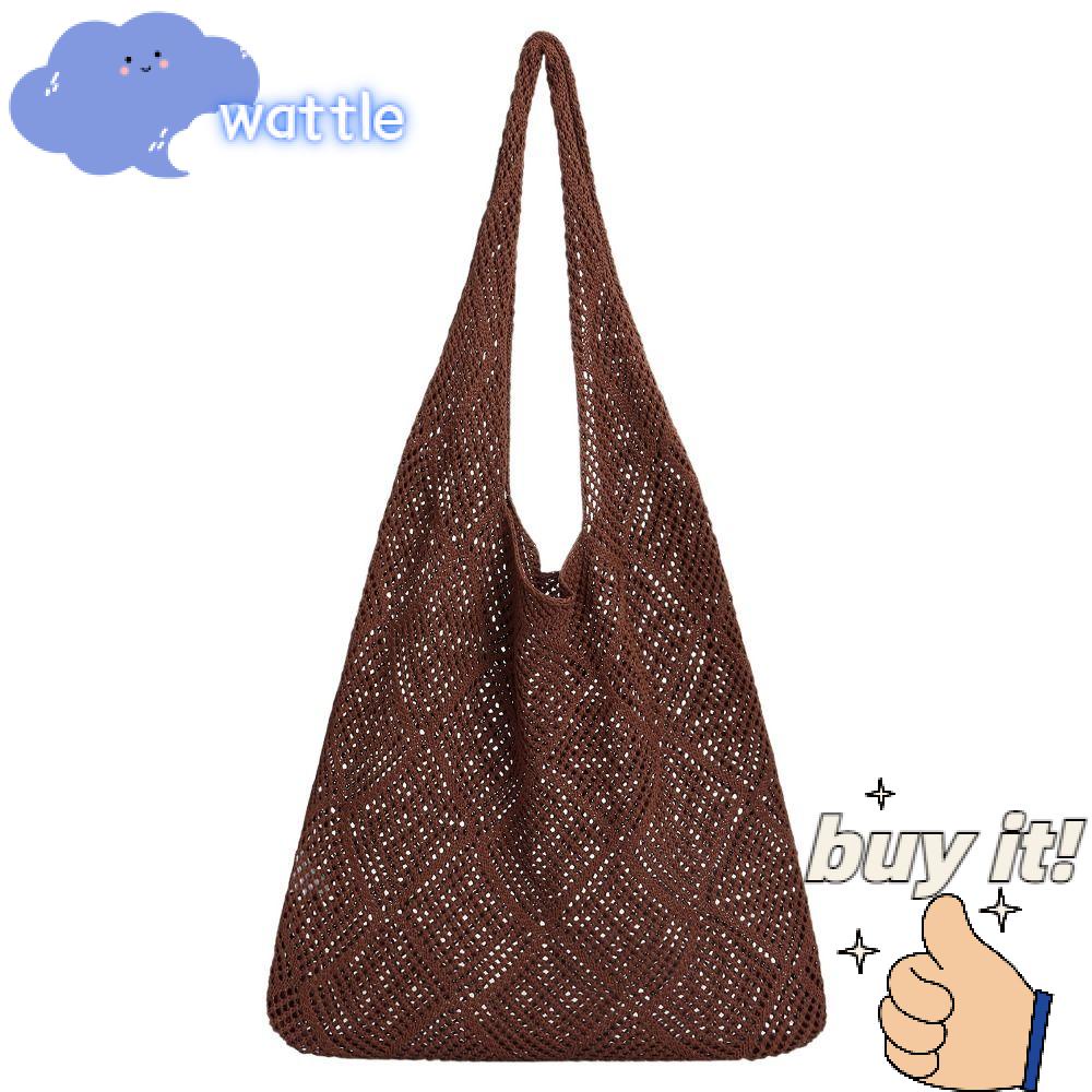 WATTLE Túi Xách Đan Len Cỡ Lớn Thời Trang Mùa Hè