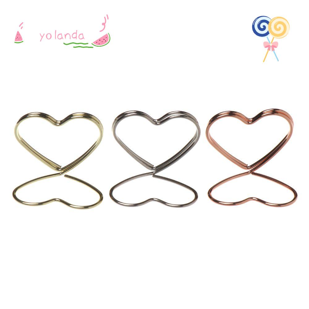 YOLA 1 Kẹp Giấy Kim Loại Kẹp Ảnh Trang Trí Tiệc Cưới