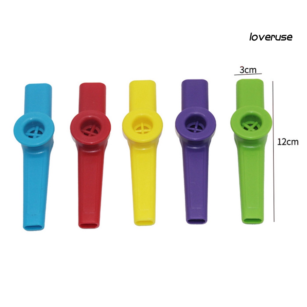 Đồ Chơi Nhạc Cụ Kazoo Nhiều Màu Sắc Tươi Sáng Không Gây Đau Tay Mắt Cho Trẻ Em