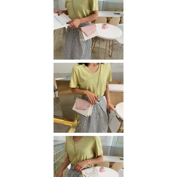 Túi Đeo Chéo Phong Cách Mới 2021 Dễ Phối Đồ Thời Trang Mùa Hè Pháp Cho Nữ