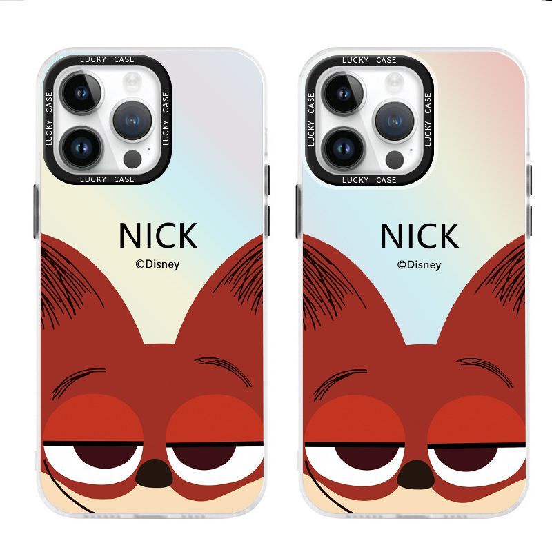 Ốp Điện Thoại Màu Laser Họa Tiết Chú Cáo Dễ Thương Cho Iphonexr12678Plus 1314