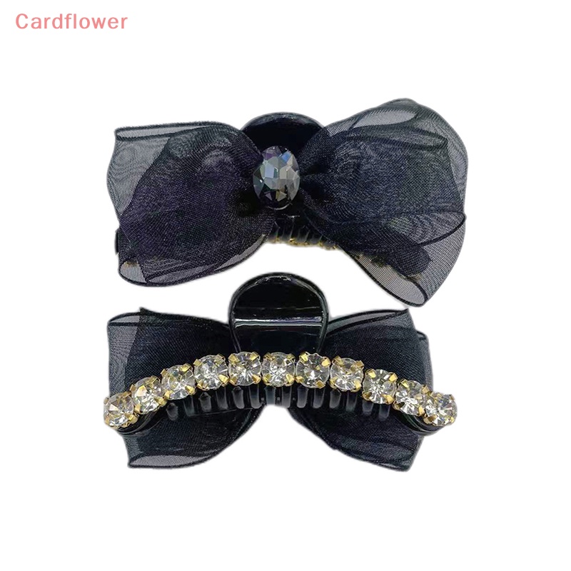 Kẹp Tóc Nơ Đính Đá Thời Trang Cho Nữ Mới