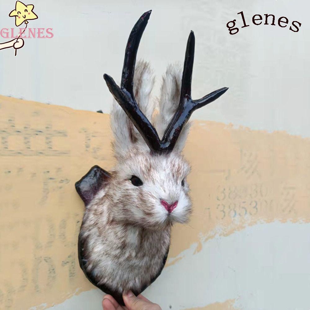 Mô Hình Đầu Thỏ 3D Bằng Nhựa Resin Phong Cách Retro Trang Trí Sân Vườn