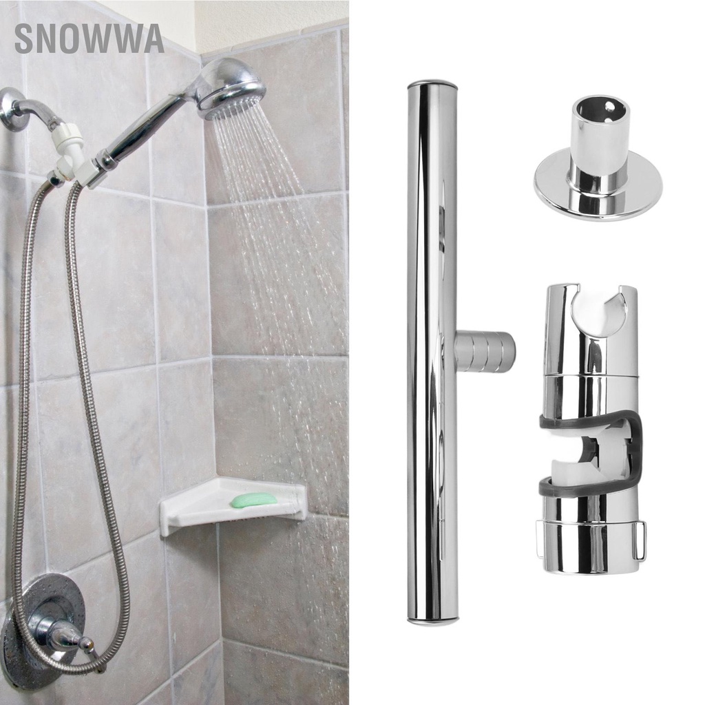 Snowwa Tắm Giá Đỡ Bộ Đồng Tay Có Thể Điều Chỉnh Thay Thế Cho Thanh Trượt Kẹp