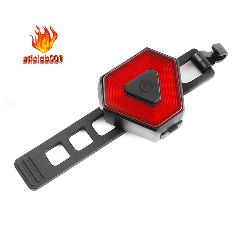 Đèn LED Đuôi Xe Đạp Thông Minh Bằng ABS Phát Hiện Phanh Tự Động Kèm Sạc USB Tiện Dụng Chất Lượng Cao