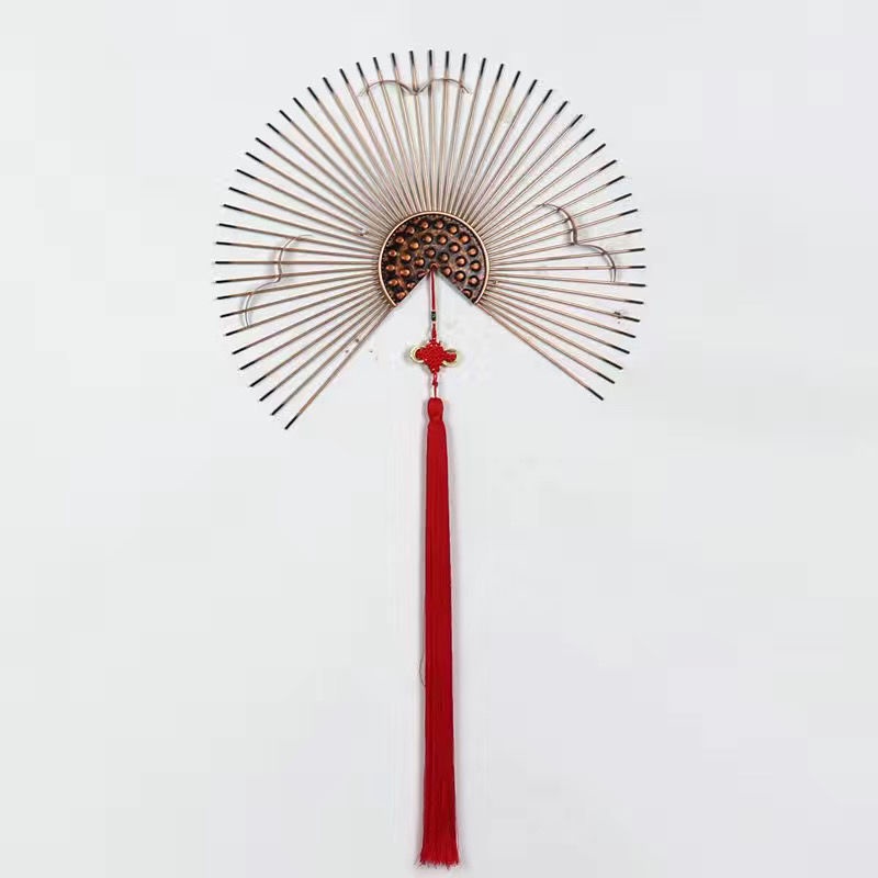 Quạt Sắt Treo Tường Trang Trí Phông Nền TV Phòng Khách 30CM40CM40CM