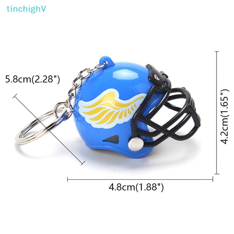 [TinchighV] Móc Khóa Hình Cầu Thủ Bóng Bầu Dục Mỹ Mũ Bảo Hiểm Cho Túi Xách Thể Thao Trang Sức [Mới]