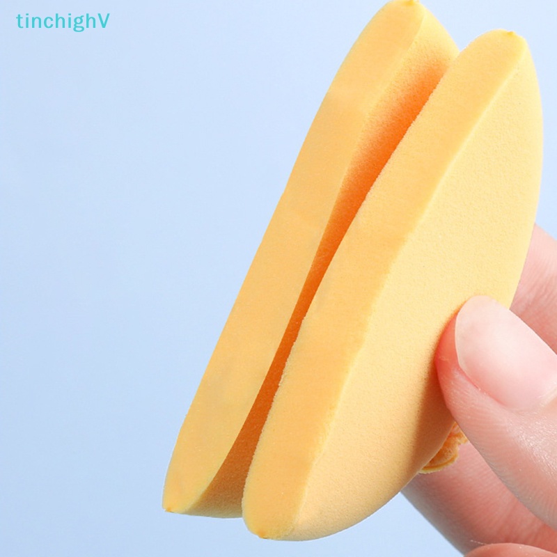 Mút Trang Điểm Hình Tam Giác Mini Bằng Cotton Mềm Mại Có Thể Giặt Sạch