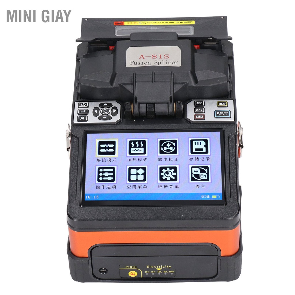 Bán nóng Máy ghép nối sợi quang màn hình 5in hàn hoàn toàn tự động 100‑240V