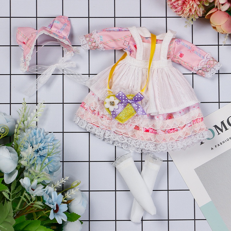 Đầm Đồ Chơi Búp Bê 30cm BJD Xinh Xắn