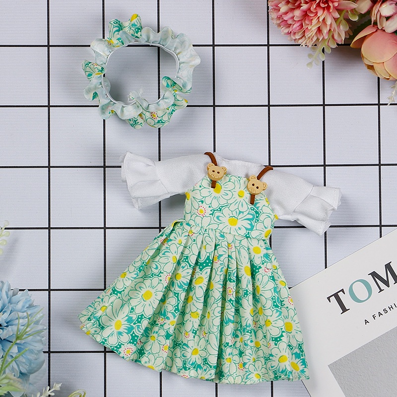 Đầm Đồ Chơi Búp Bê 30cm BJD Xinh Xắn
