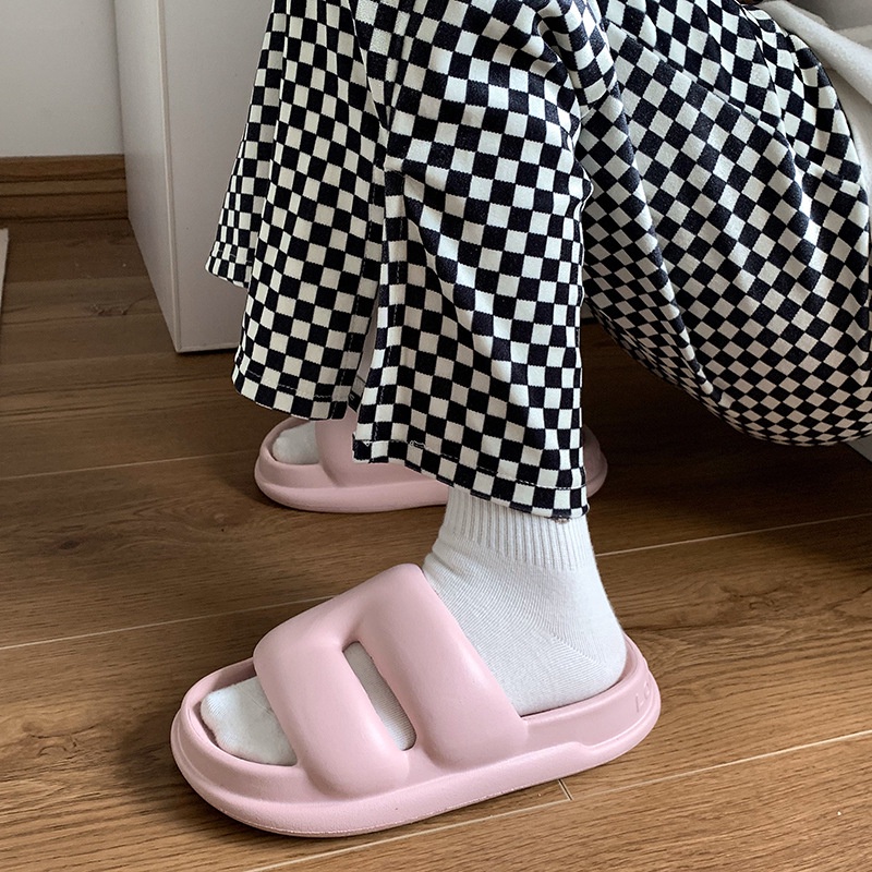 UOUO  dép Thời Trang Đơn Giản Cho Nữ dép bánh mì Chống trượt Thoải mái Thoáng khí Cái mới ins Hàn Quốc Phong cách B90H0P6 37Z230910