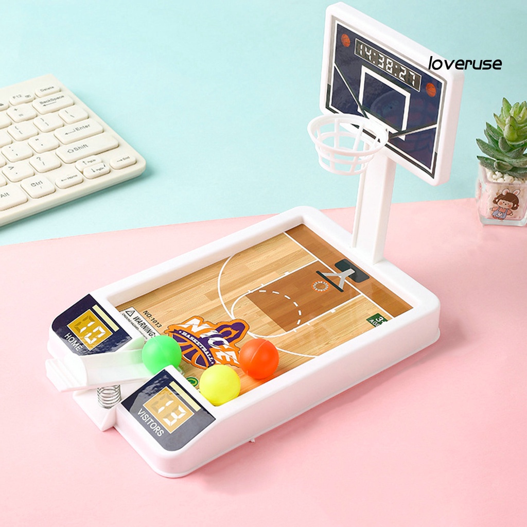 Đồ Chơi Bóng Rổ Đứng Mini Giải Trí Bàn Tay Mắt Thú Vị Cho Trẻ Em