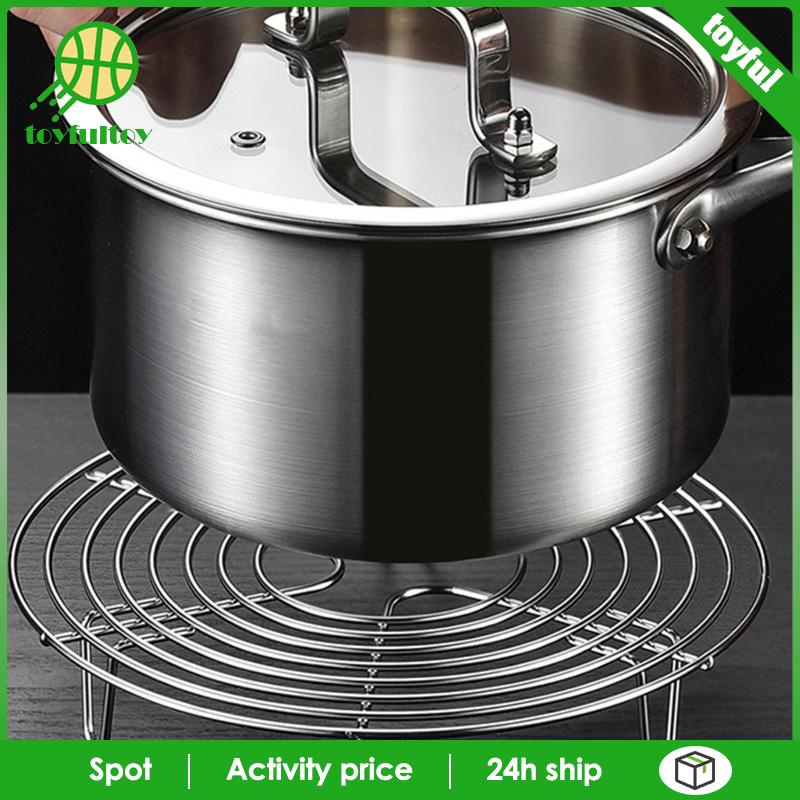 Giá Tròn Bằng Thép Không Gỉ Để Nồi Hấp Tiện Dụng Và Bền