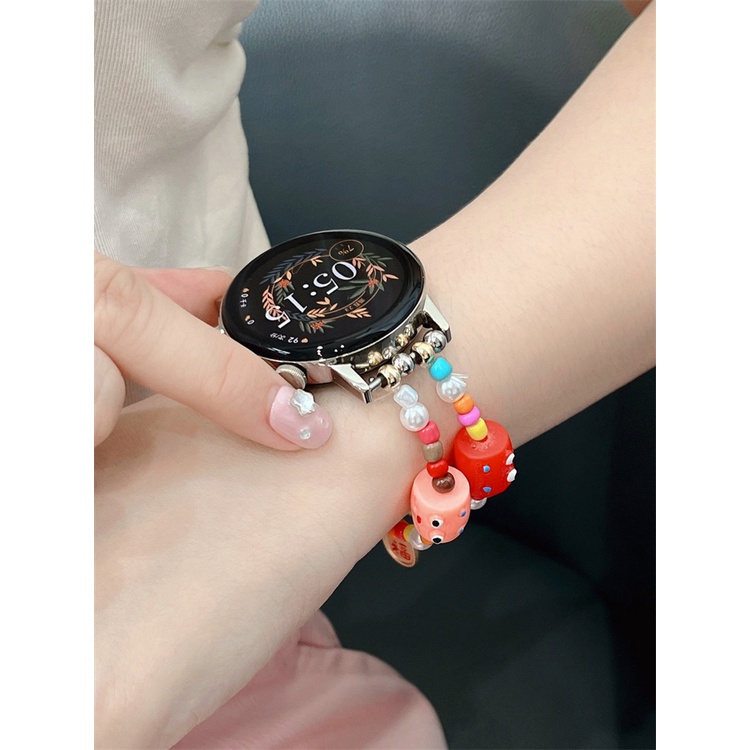 Dây Đeo Co Giãn Thời Trang Cho Đồng Hồ Thông Minh Samsung Galaxy Watch 4 / 5 / 5 Pro 40 / 41 / 42 / 45 / 45 / 46mm Galaxy Watch4