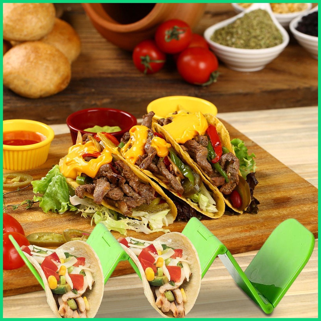 Giá Đỡ Bánh Kếp Taco Hình Tam Giác Từ 3 Hoặc 2 Tacos Mỗi Taco Jwvn