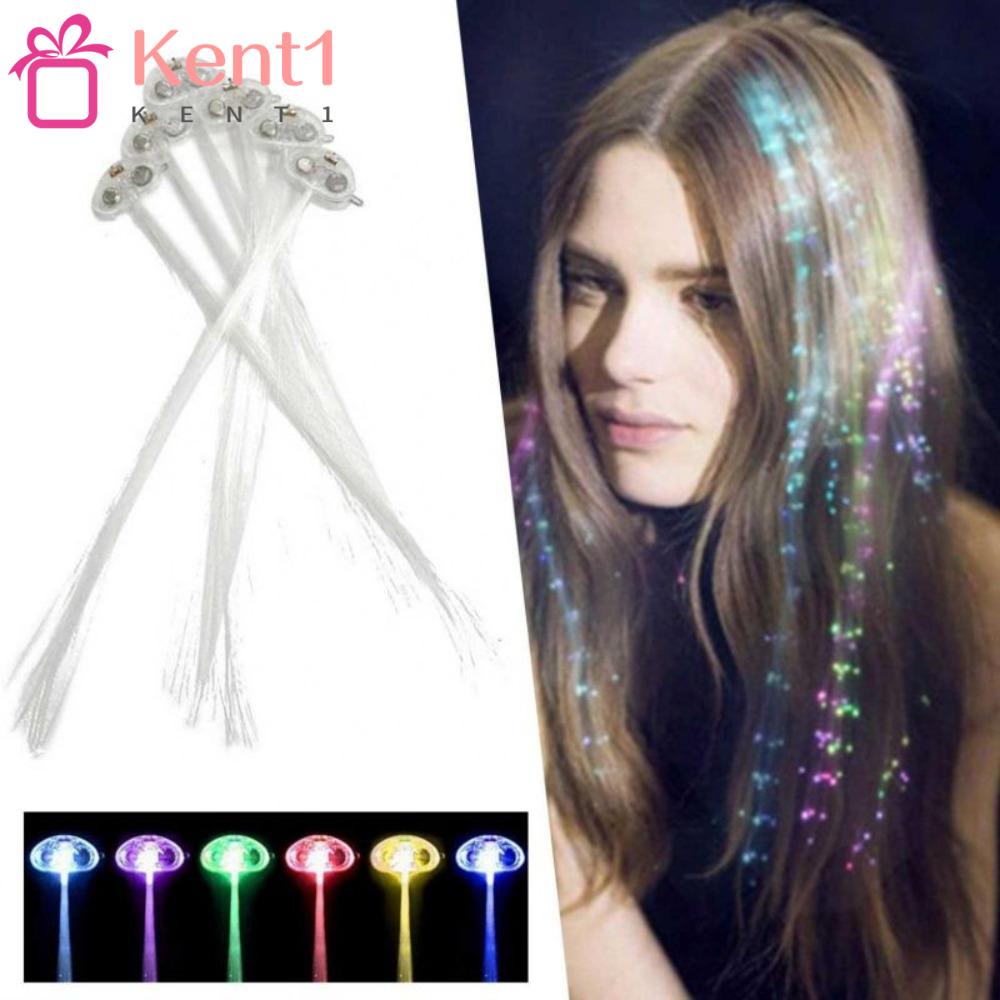 KENT1 Kẹp Tóc Có Đèn LED Phát Sáng Phong Cách Halloween Độc Đáo