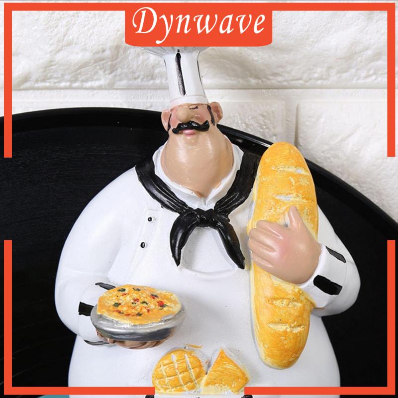 2 Bức Tượng Đầu Bếp Ý Gắn Tường Trang Trí