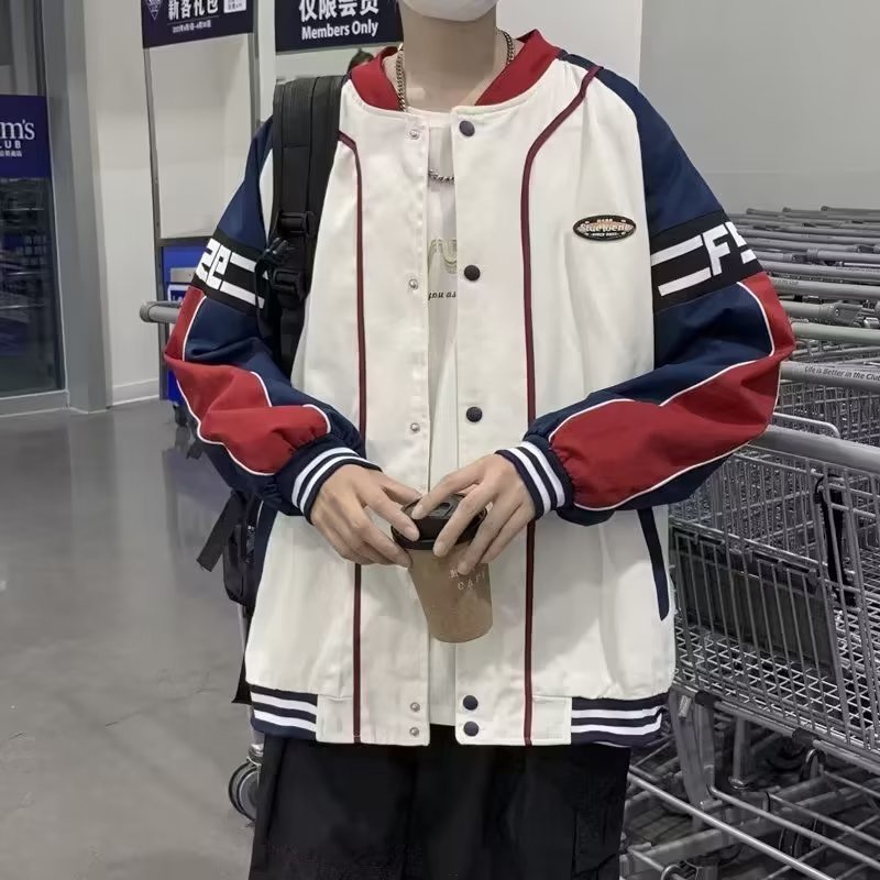 Áo Khoác Bóng Chày Phong Cách Đường Phố Thời Trang Xuân Thu 2023 Mới Cho Nam
