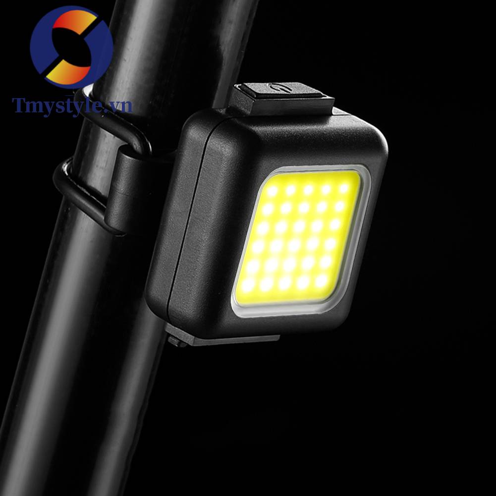 Đèn LED COB Chống Nước 130LM / 80LM 150mAh Cổng Sạc USB Loại C Cho Xe Đạp
