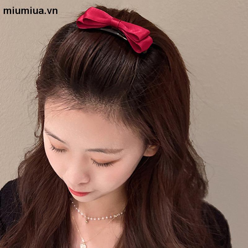 Miumiua🔮Lược Cài Tóc Đính Nơ Phong Cách Công Chúa Mới 2024