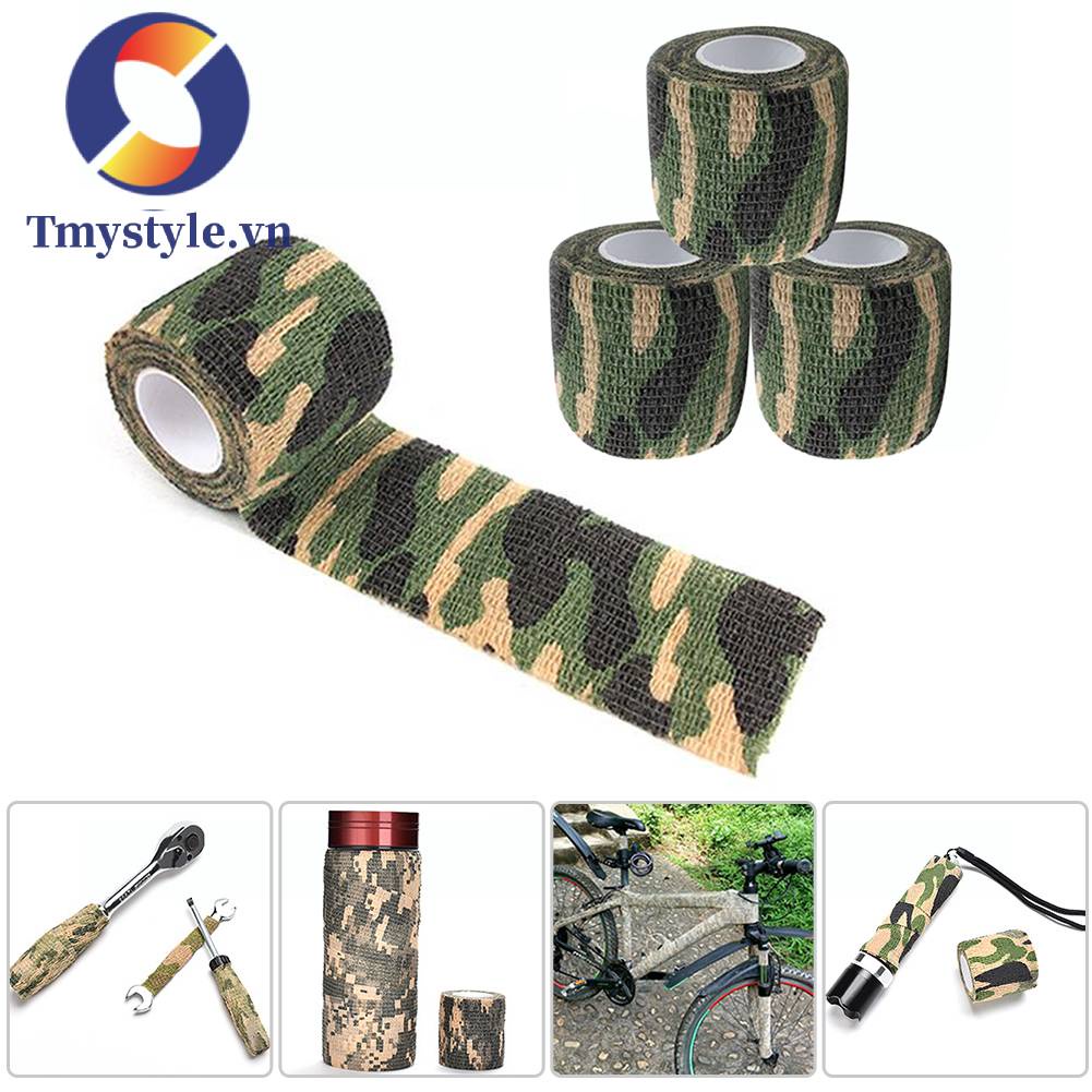 4 Cuộn Băng Dán Tự Dính Hoạ Tiết Lính 4.5m