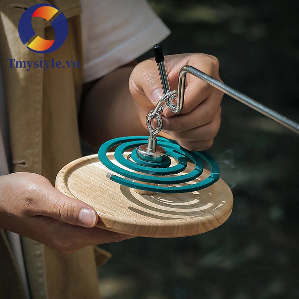 Giá Đỡ Nhang Muỗi Bằng Gỗ Đa Năng Tiện Dụng Cho Gia Đình